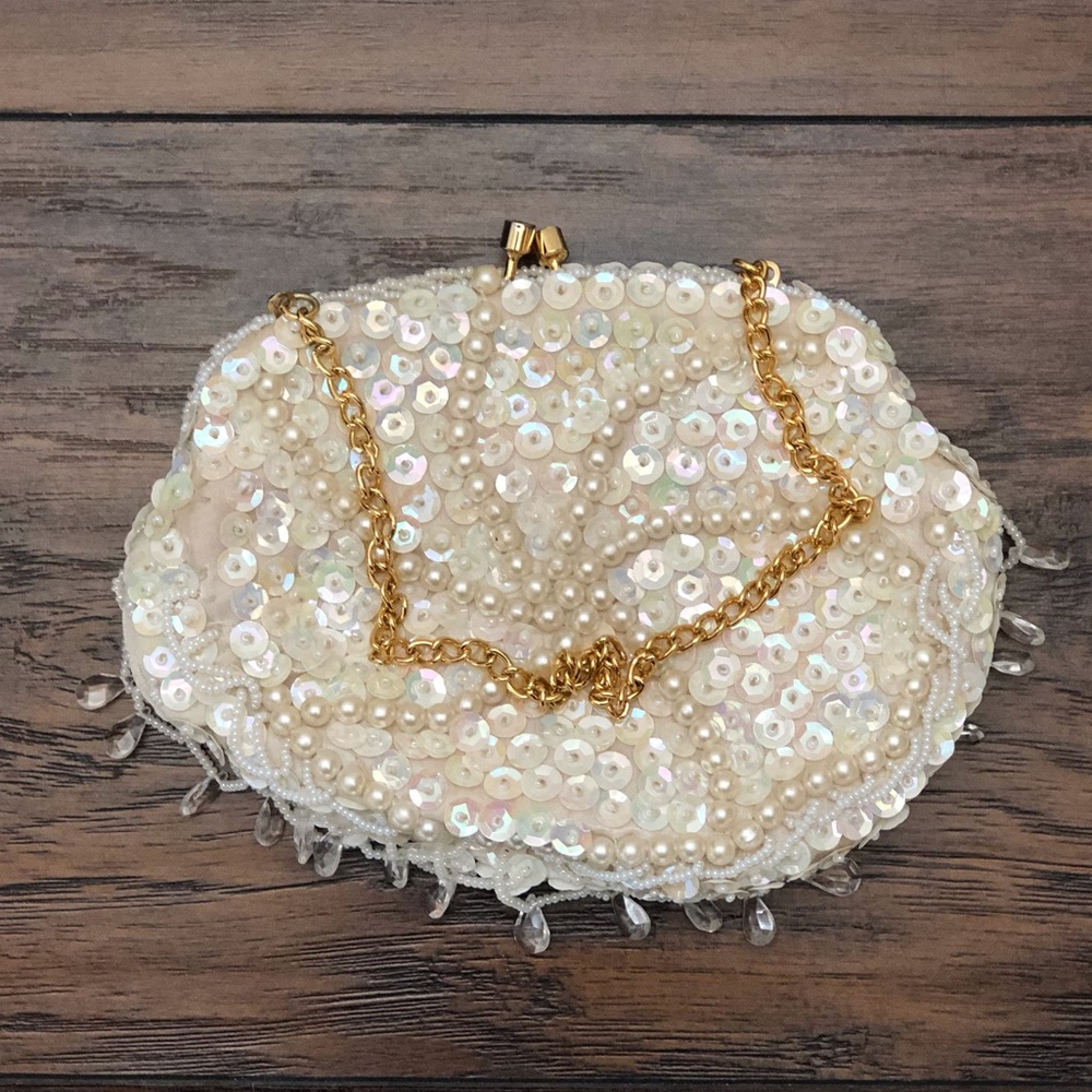Vintage Mr. Ernest Pearl & Sequin "Flapper" bag